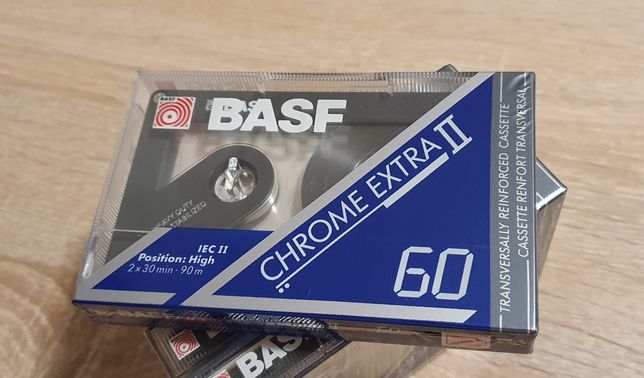 Kasety magnetofonowe BASF Chrome Extra ll 60.