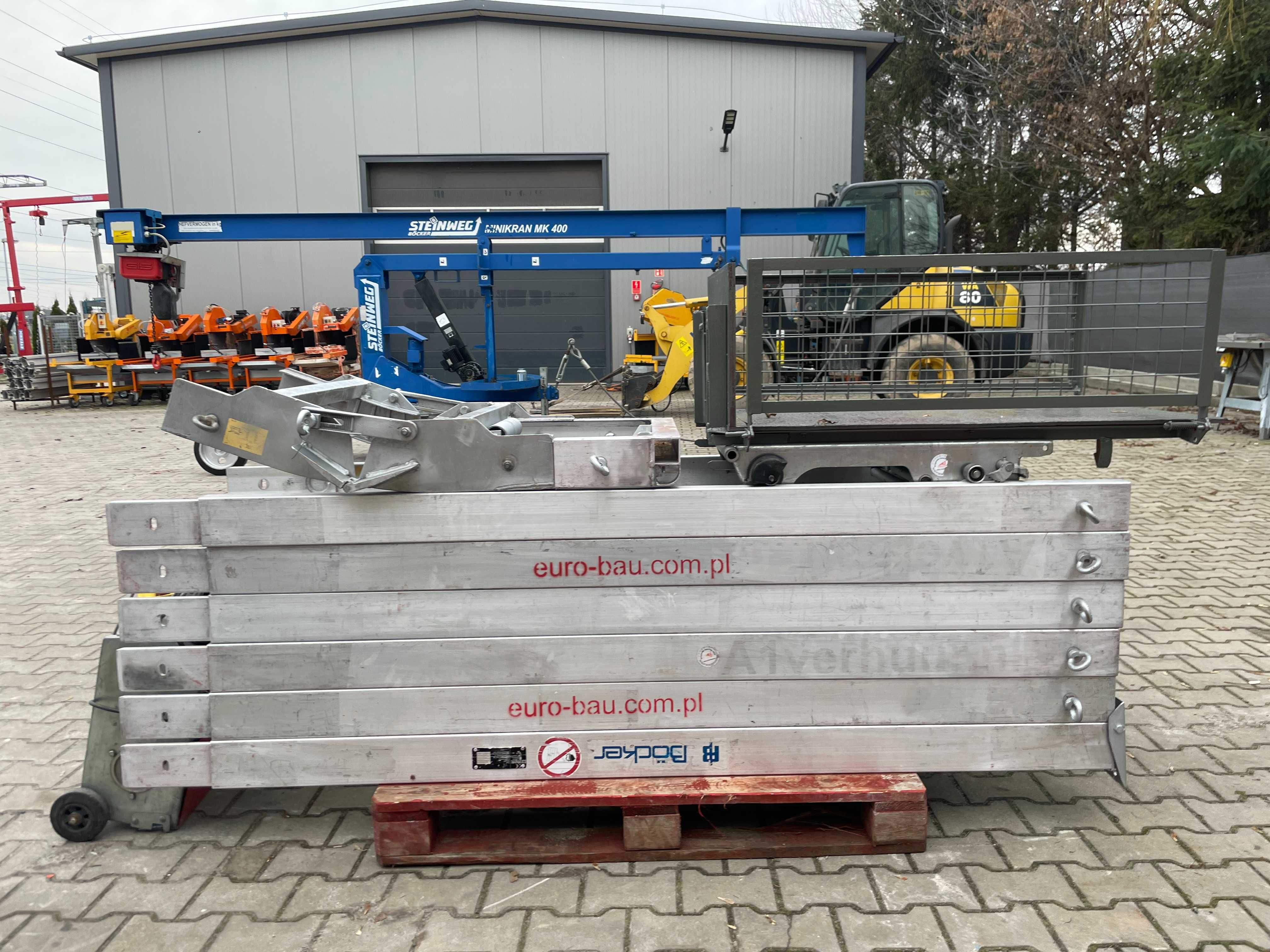 Winda Drabina Dekarska Bocker TOP LIFT 250kg 13-21m Steinweg Geda