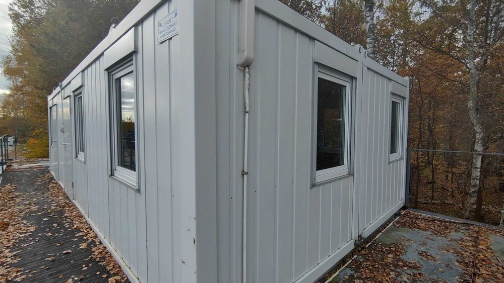 Kontener biurowy 5x9 45m2 podwójny budowlany socjalny klimatyzacja