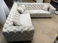 Narożnik Rogówka Chesterfield Glam Elegancki Nowoczesny EN Meble