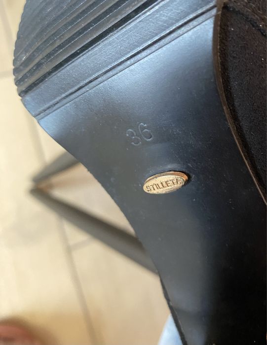 Ботфорди зимові з натуральної замші