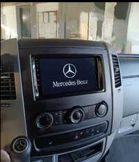 Rádio Android 12 com GPS Mercedes Classe B, Vito, Viano, Sprinter W906