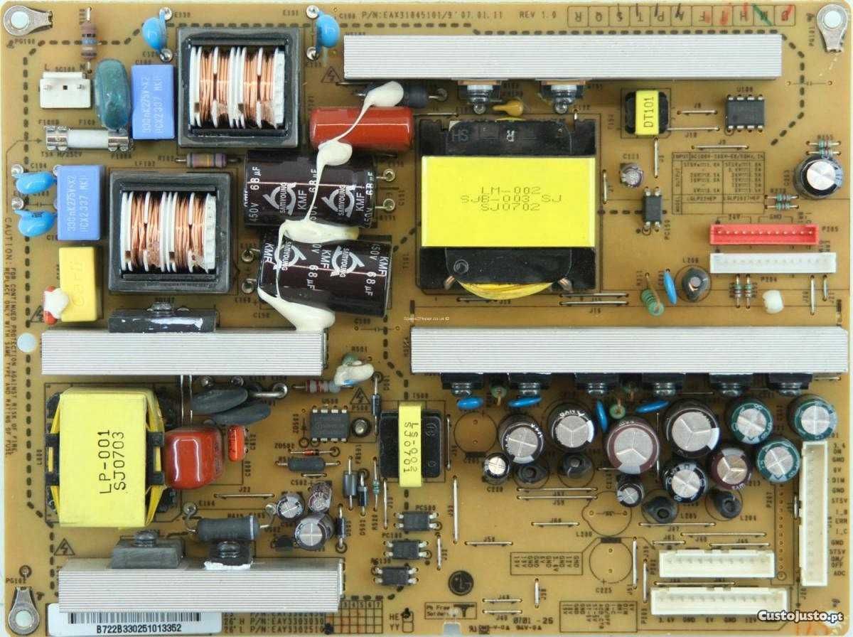 eax31.84.51.01-9 fonte de alimentaçao lcd lg