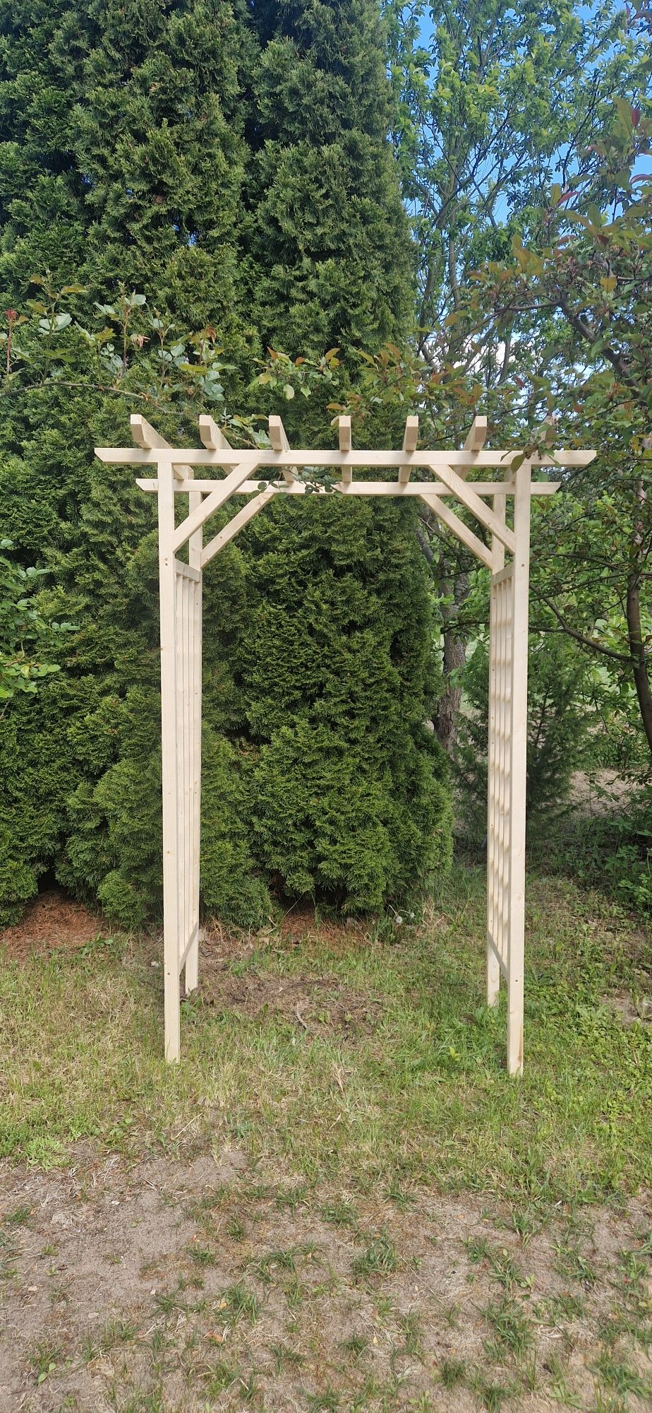 Pergola ogrodowa drewniana OD RĘKI