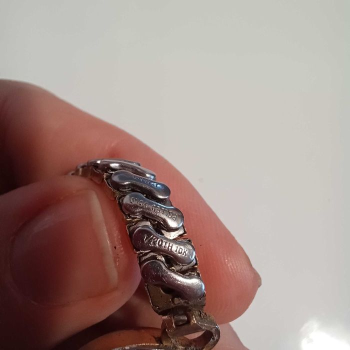 Zegarek pozłacany Szwajcarski Vintage piękny antyk nakręcany