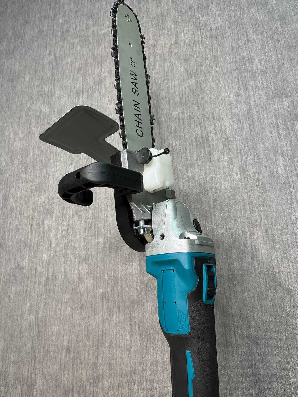 Аккумуляторная болгарка с насадкой для пилы Makita 24V / 6Ah