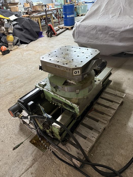 Stół Obrotowy CNC z osią przesuwu – kompletna jednostka