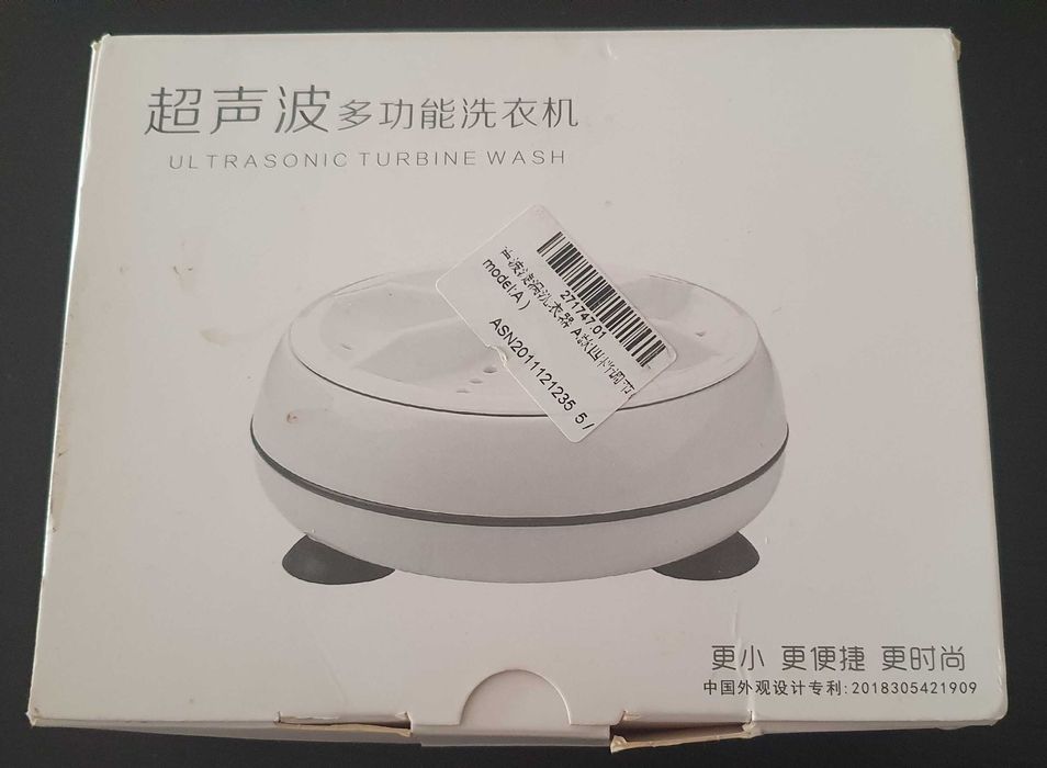 Mini turbina para lavar roupa