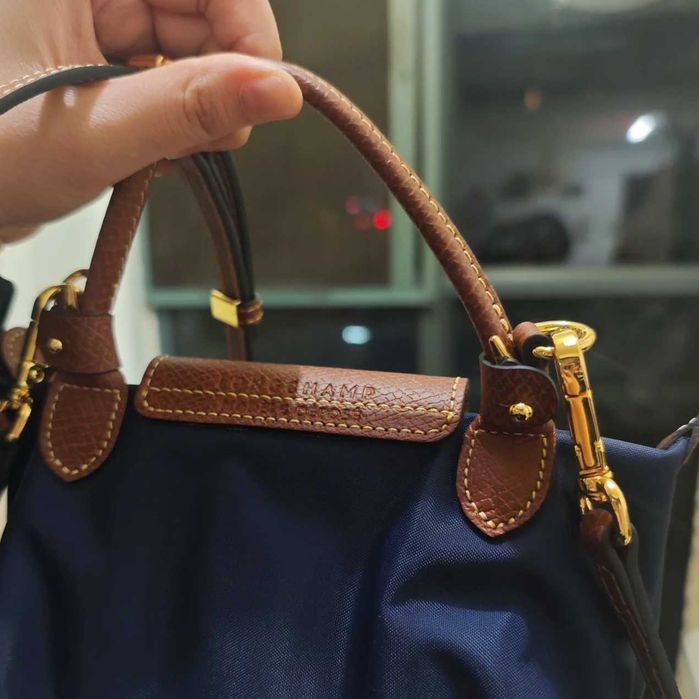 Torebka do makijażu Le Pliage Original Granatowy