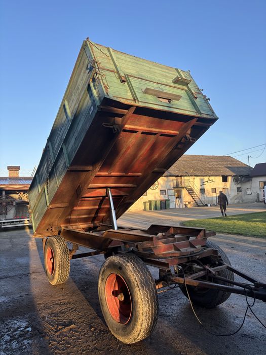 Przyczepa rolnicza 8t wywrotka niemiecka REISCH. Krone.Diedam.Fristein