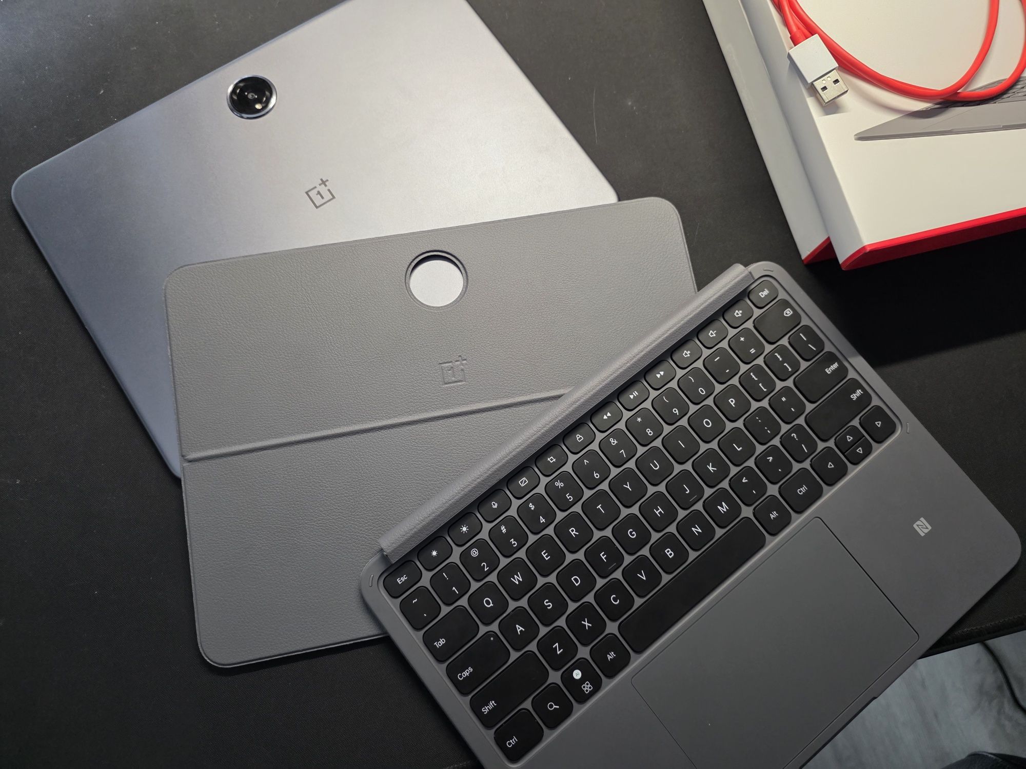 OnePlus Pad 2 cinza 256GB + capa teclado + carregador 80W como novo
