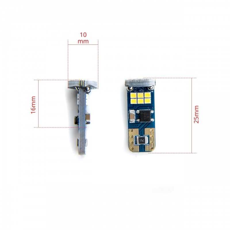 Zestaw Led EinParts W5W T10 18 SMD 2016 CANBUS 6000K