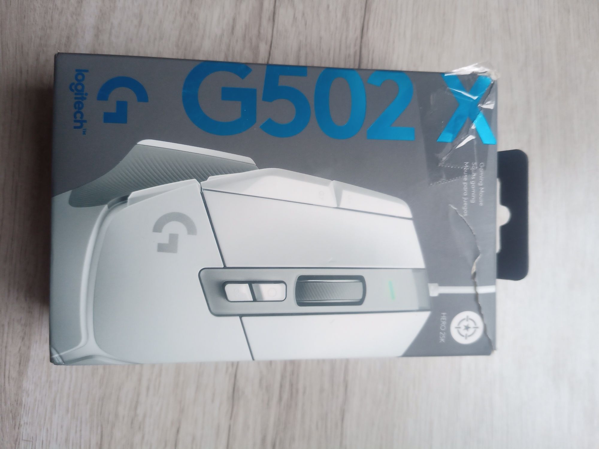 Logitech G502 X Biała