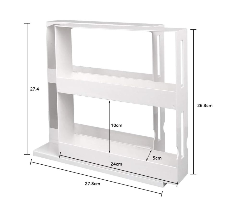 Wysuwany stojak na przyprawy, leki- oszczędność miejsca w szafkach