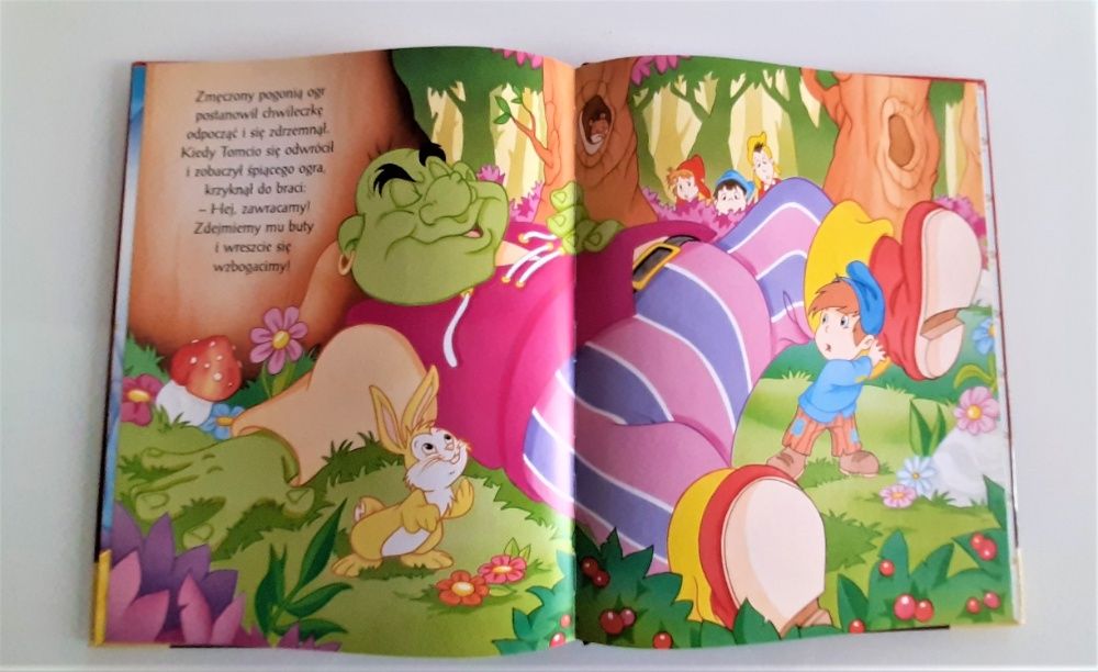 Książka Tomcio Paluch , bajka Braci Grimm , dzieci 3-6 lat