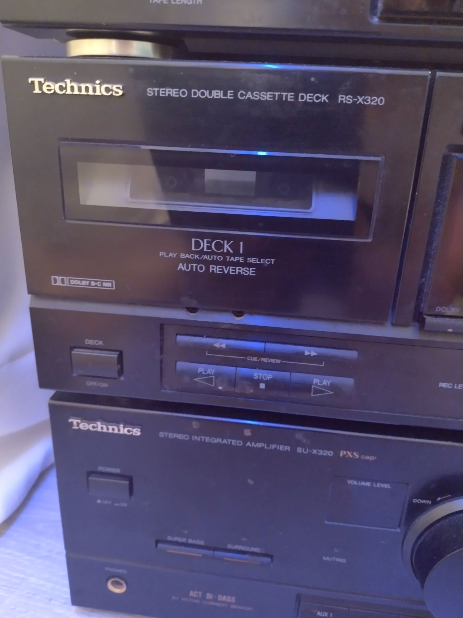 CENA. DNIA! 900;-z  kolumnami - Wieża Technics  Stereo ST - X 302 LA M