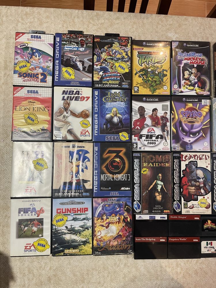 Jogos SEGA, MegaDrive, MasterSystem, Game Gear, Sega Saturn, Nintendo