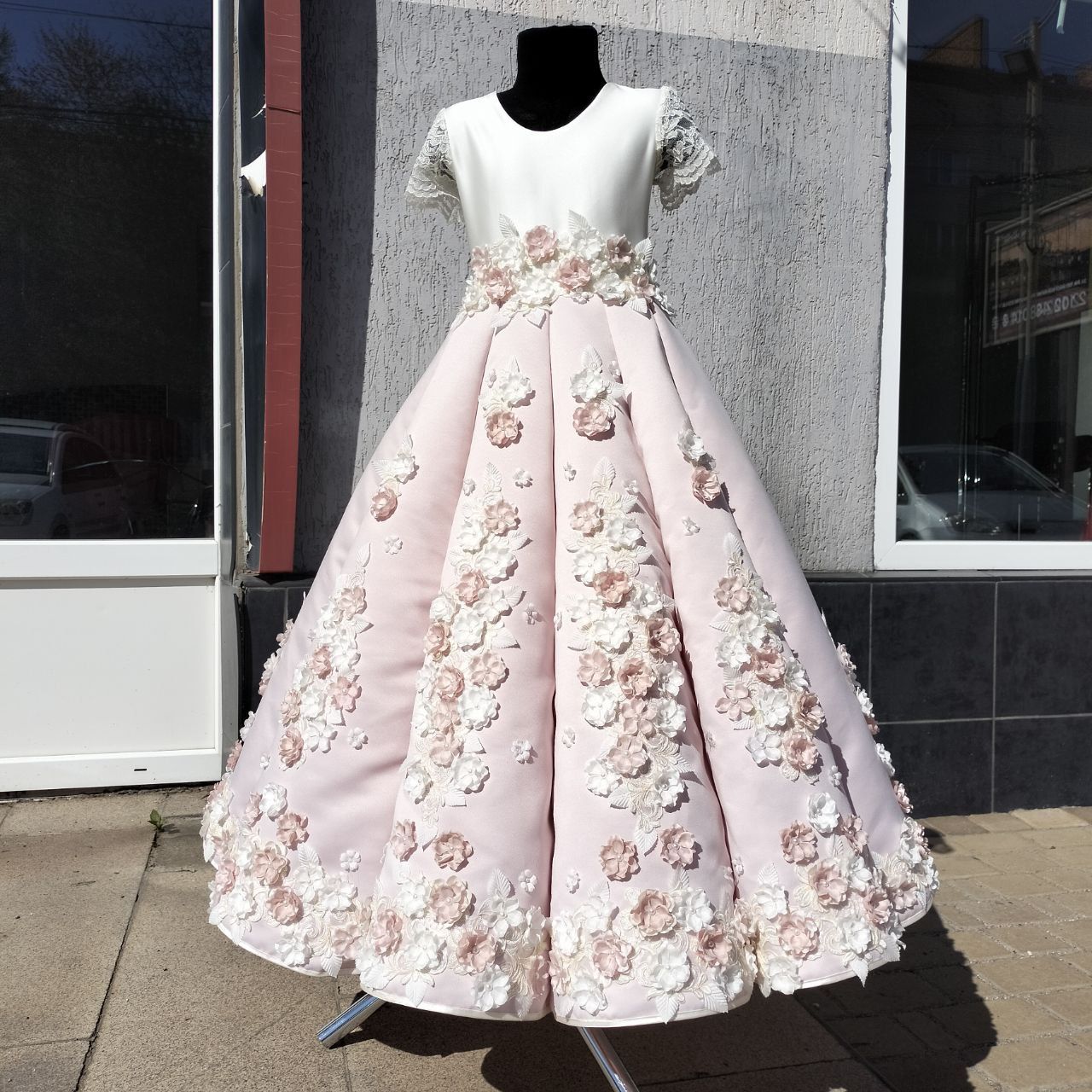 Плаття платье Розкішна сукня в квіти подіум випуск на 120-130 см