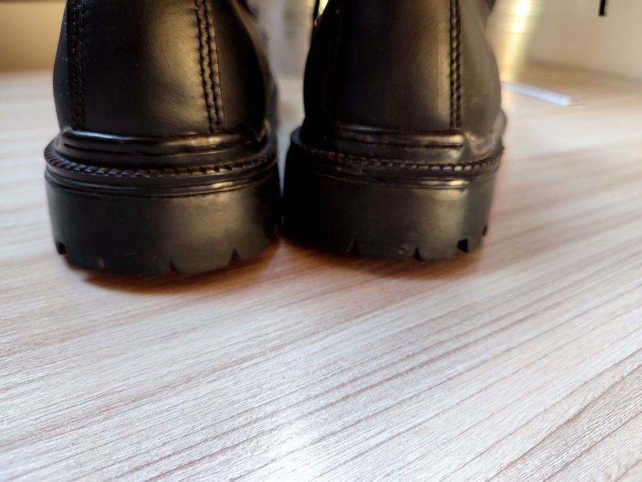 Nowe, skóra, buty wojskowe, harcerskie, trapery, 43, odbiór osobisty.