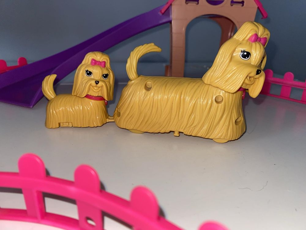 Zestaw barbie z pieskami
