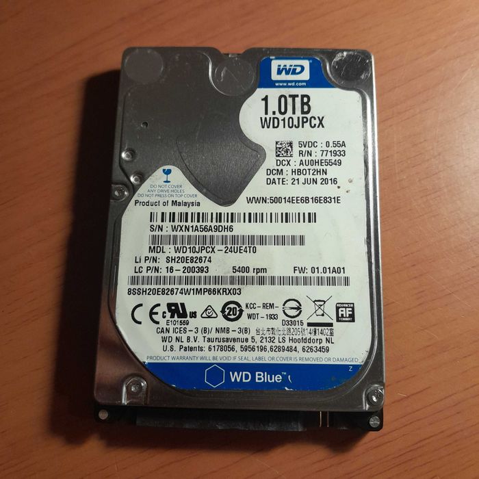 Disco 1TB HDD 3.5 para PC ou 1TB HDD 2.5 para portátil