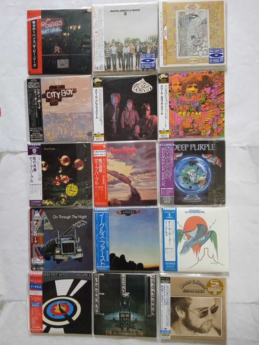 Продам японські CD Bee Gees, Cream, Deep Purple, Kiss, Uriah Heep
