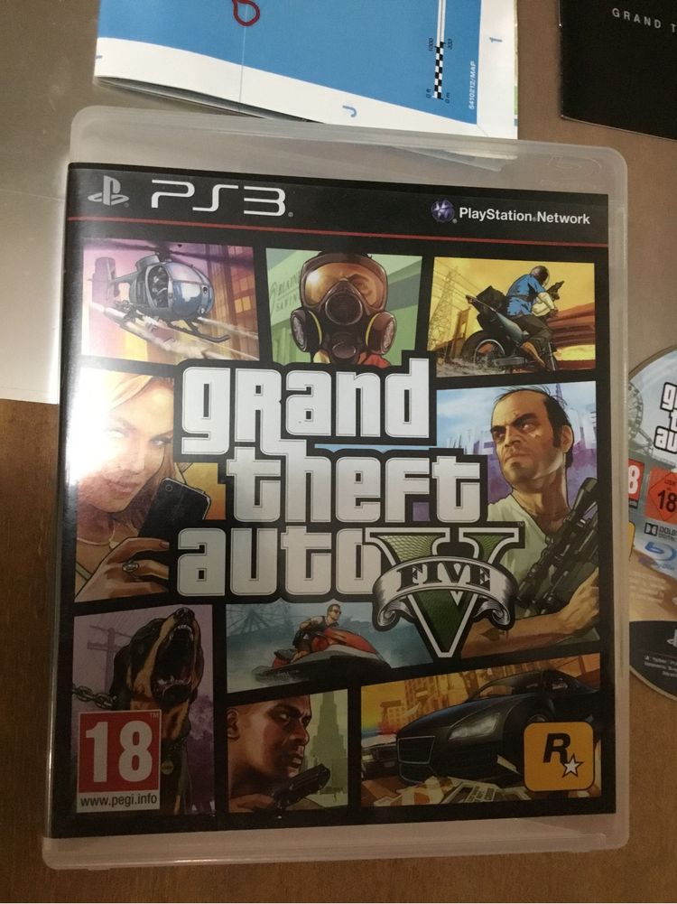 Игра на PlayStation 3 Grand Theft Auto V (GTA 5) Premium Edition