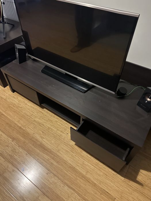 Ciemnobrazowa Komoda RTV