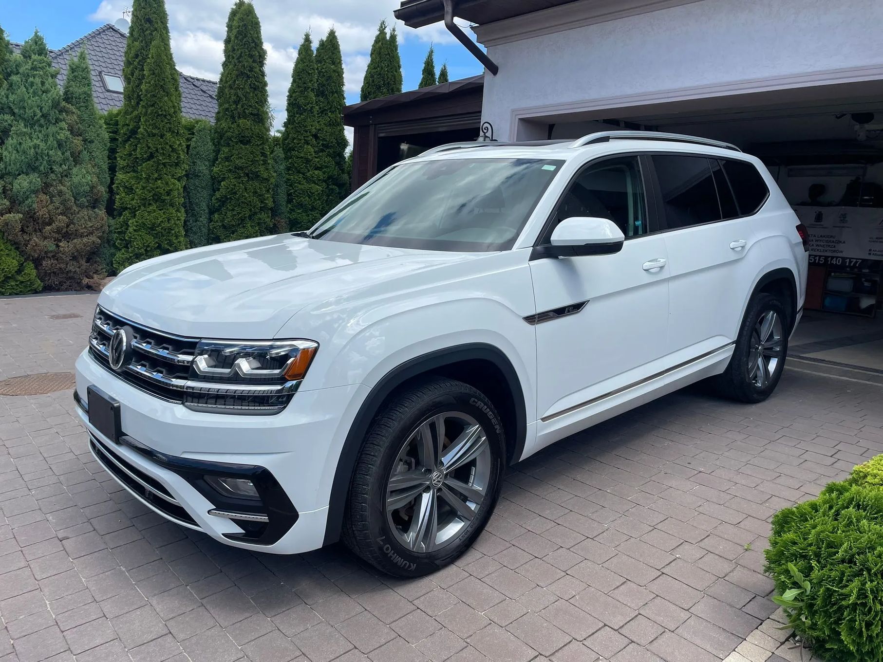 Volkswagen Atlas 2019 V6 3.6 FWD SE R line 7 osobowy BEZWYPADKOWY