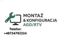 Fachowy montaż AGD/RTV + ustawienia sprzętu elektronicznego
