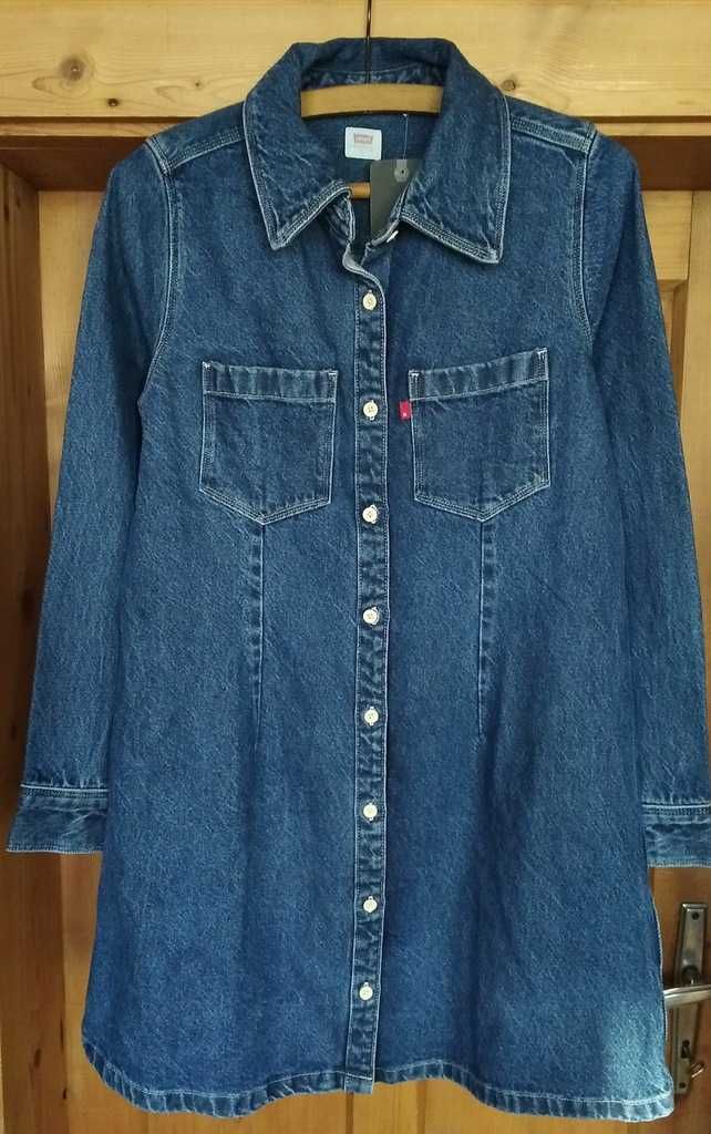 LEVIS Nowa Sukienka jeansowa na guziki r.38/40