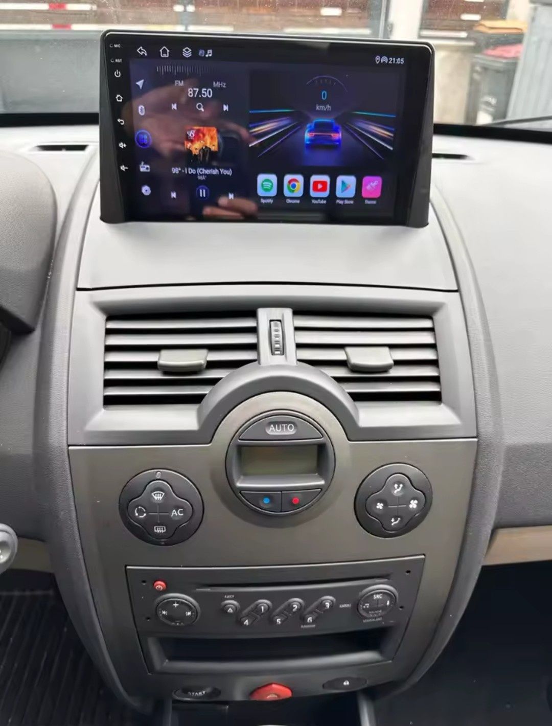 Rádio Renault Megane 2 Android 14 (Novo)