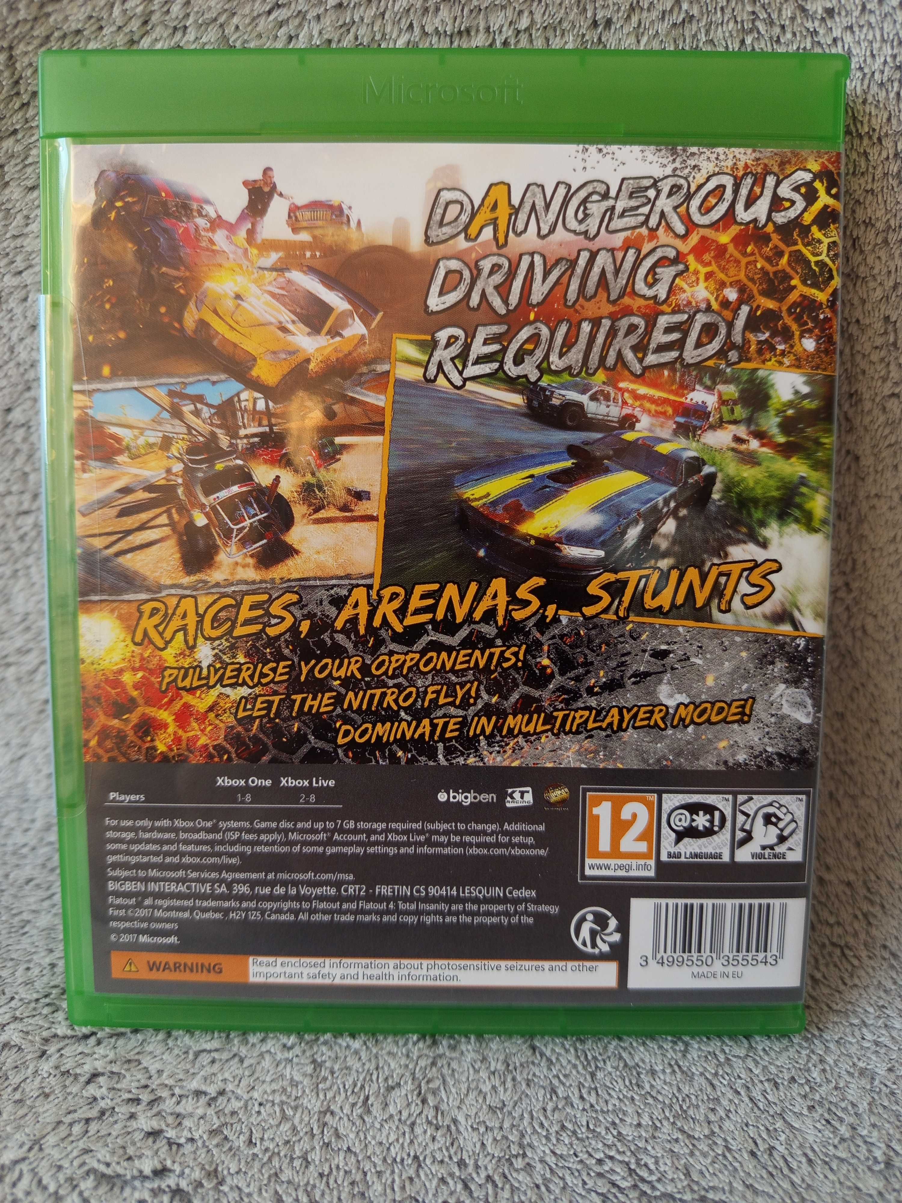 FlatOut 4 Total Insanity Xbox One XONE FL4TOUT