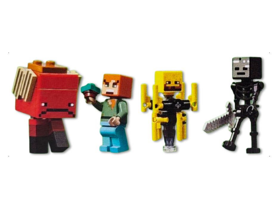 Klocki LEGO Minecraft Bitwa na moście Netheru 21266