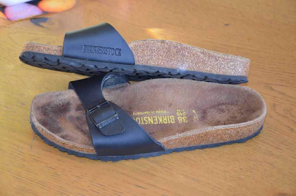 klapki Birkenstock czarne r. 38