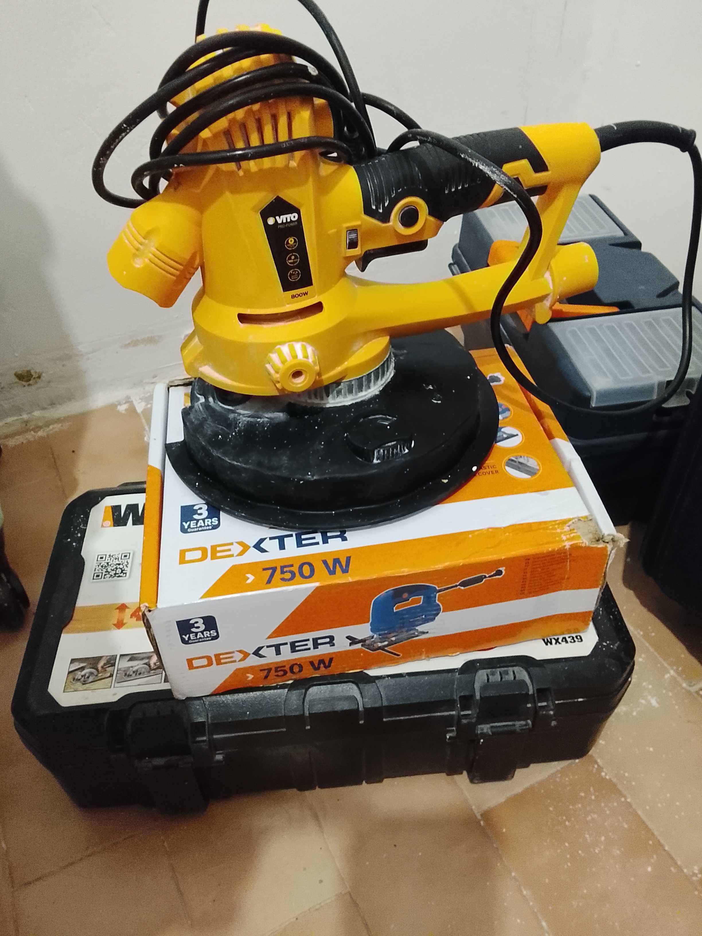 Máquina de lixar da Vito