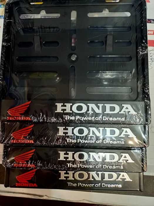 Motocyklowa Ramka do tablicy rejestracyjnej z nadrukiem 3D HONDA
