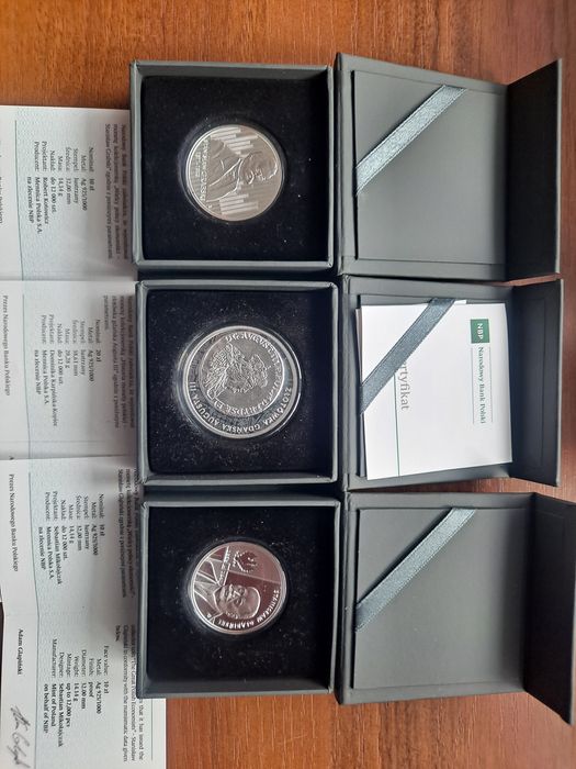 Zestaw monet kolekcjonerskich RP  2
