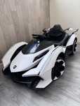 Дитячий електромобіль суперкар Lamborghini Bambi M (Білий)