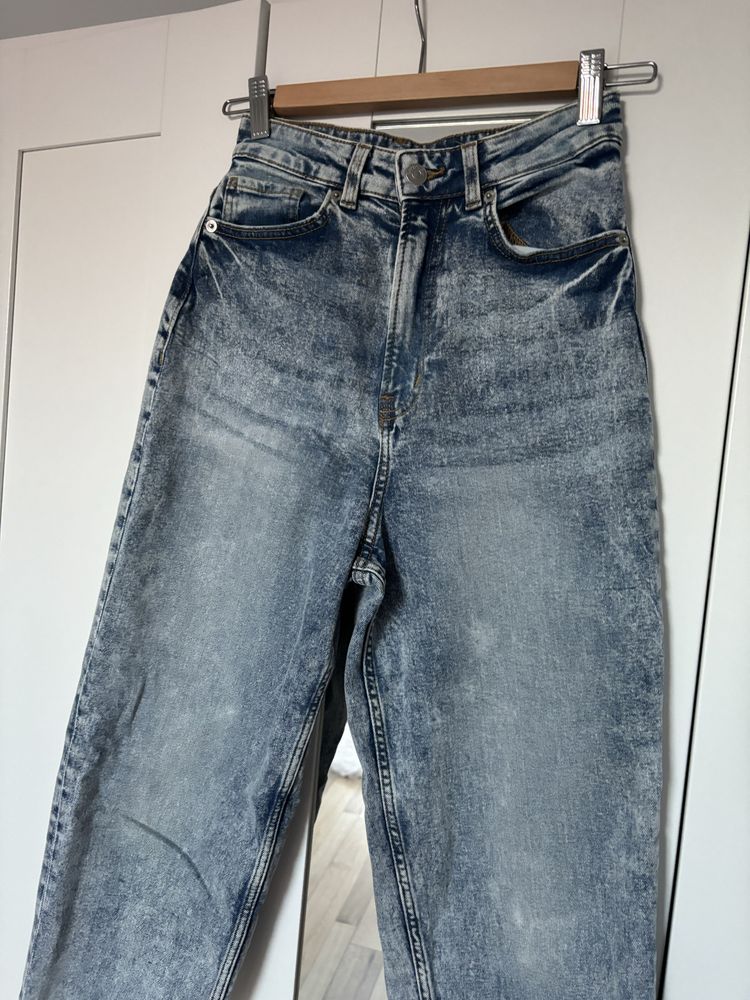 Jeansy H&M Zara jak nowe 34 xs boyfriend spodnie jeansowe