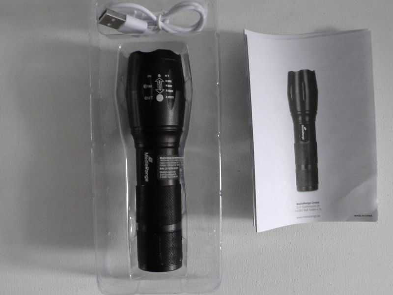 Latarka LED z funkcją Power Banku 10 Watt