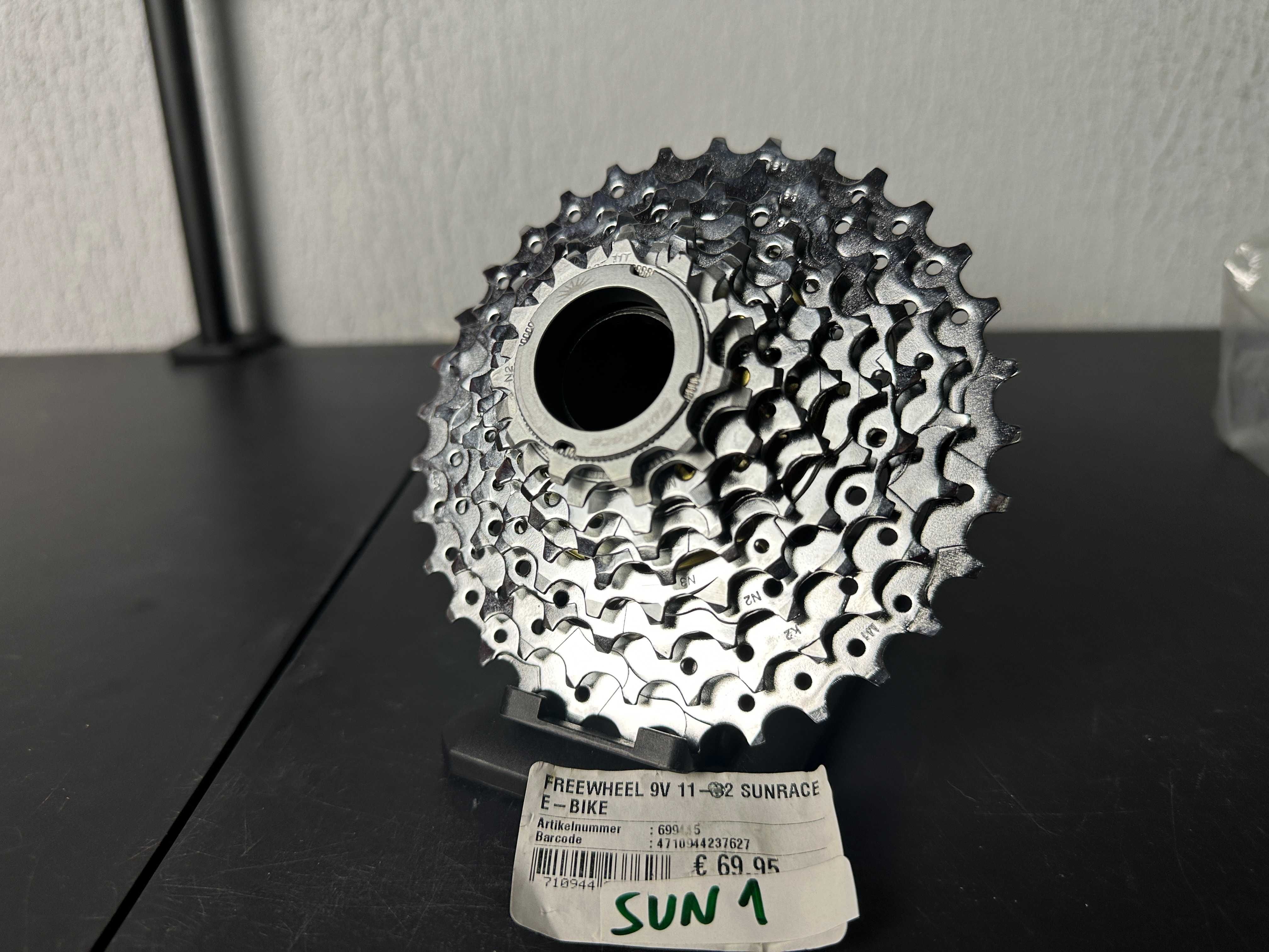Kaseta SUNRACE 9 rzędowa 11-32 EBIKE