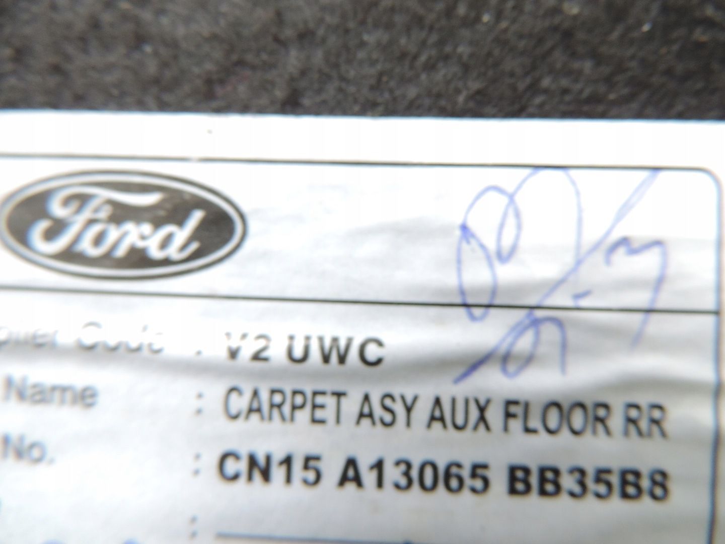 FORD ECOSPORT MK2 II WYKŁADZINA PODŁOGA BAGAŻNIKA CN15-A13065-BB