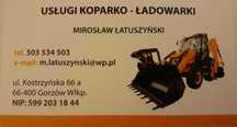 usługi koparko- ładowarką JCB - Gorzów i okolice