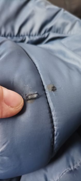 Pikowana kurtka jesienna granatowa rozmiar 40/42 męska