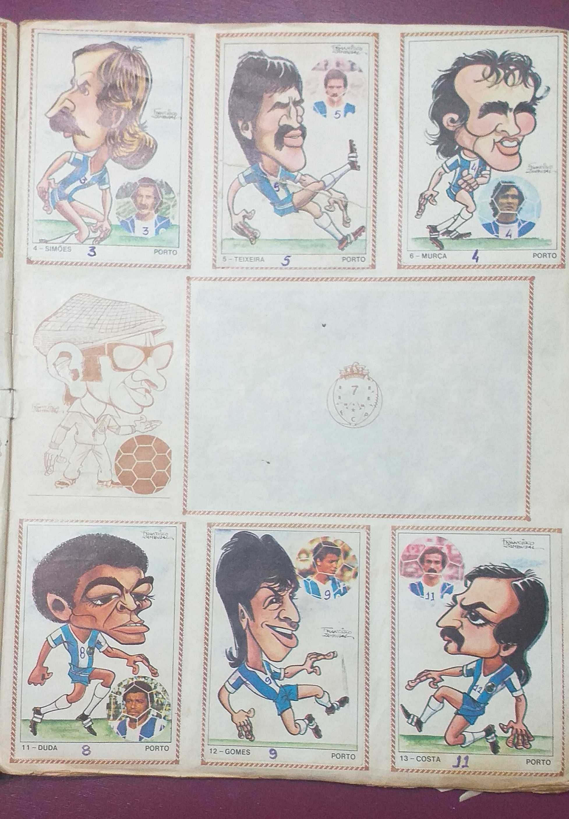 Caderneta de cromos Arte e futebol