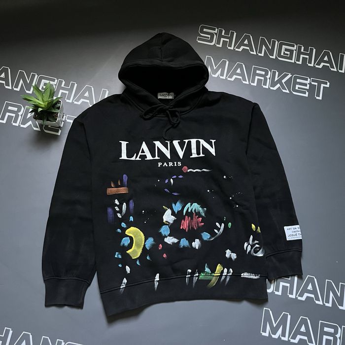 Зіп худі LANVIN x Gallery Dept, чорний колір