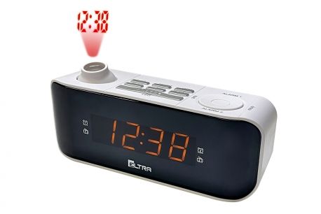 Radiobudzik Eltra 203P Kasia z Projekcją LED - Biały