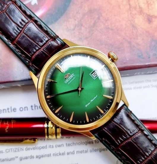 zegarek automatyczny retro Orient Bambino vintage FAC08002F0