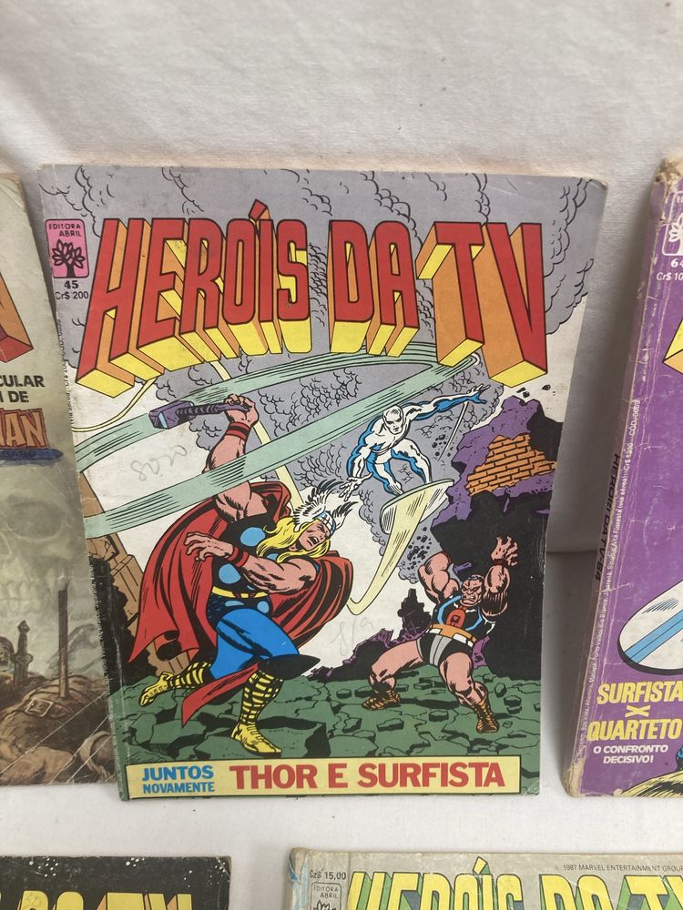 5 Livros Heróis da TV, Banda Desenhada